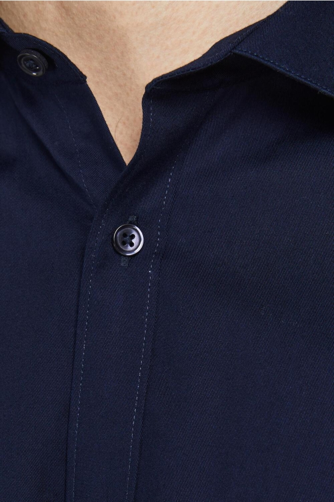 JPRBLACARDIFF SHIRT L/S NOOS 12201905 Navy Blazer/SLIM FIT